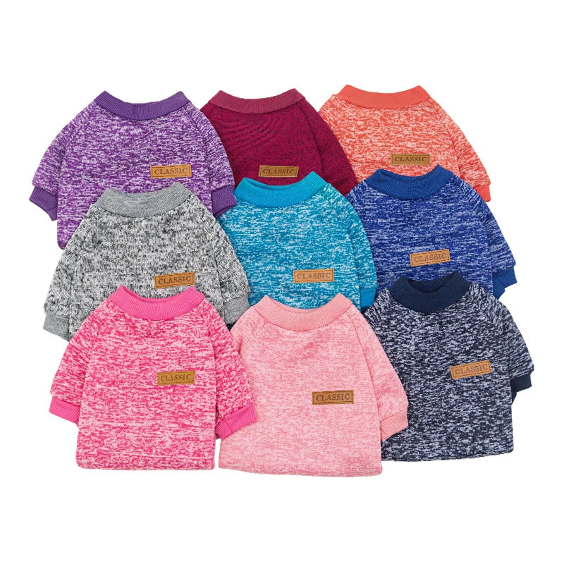Winter Dog Coat – Warm Sweatshirt for Small Dogs